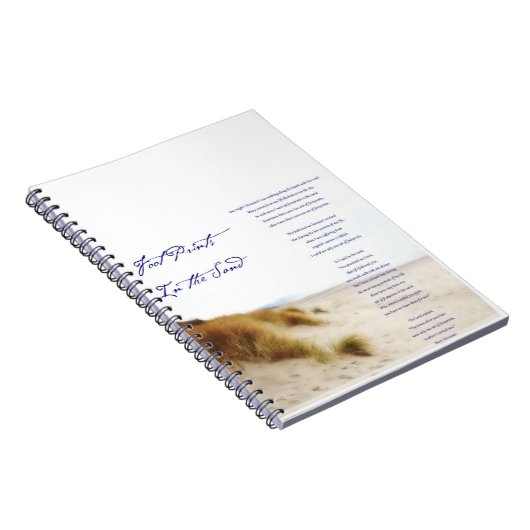 Carnet empreintes dans le sable (Côté Droit)