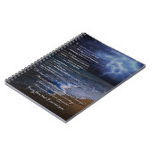 Carnet Empreintes de pas dans le poème de sable (Côté gauche)