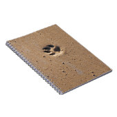 Carnet Empreintes de pattes animaux dans le sable (Côté Droit)