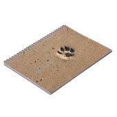 Carnet Empreintes de pattes animaux dans le sable (Côté gauche)
