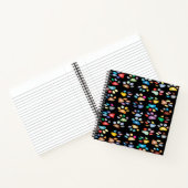 Carnet Empreintes de pattes colorés (Intérieur)