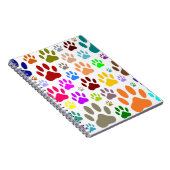 Carnet Empreintes de pattes de chiens partout (Côté Droit)