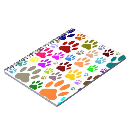 Carnet Empreintes de pattes de chiens partout (Côté gauche)