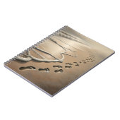 Carnet Empreintes De Plage Avec Ocean Froth (Côté gauche)