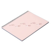 Carnet Empreintes Roses (Côté gauche)