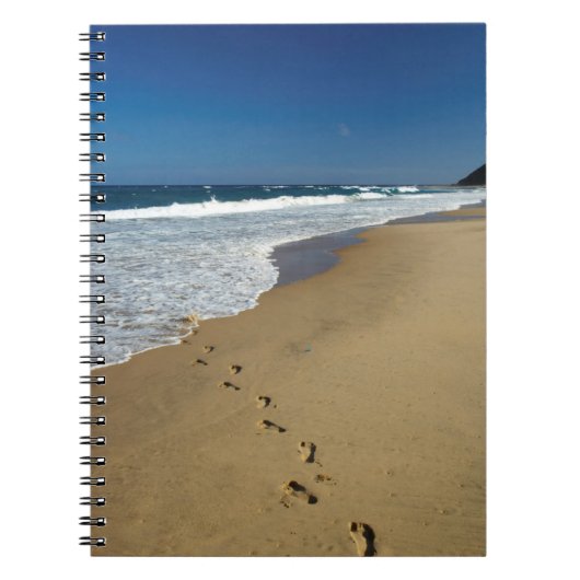 Carnet Empreintes sur la plage, Mabibi, Thongaland (Devant)