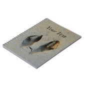 Carnet Empreintes Wallaby en sable (Côté gauche)