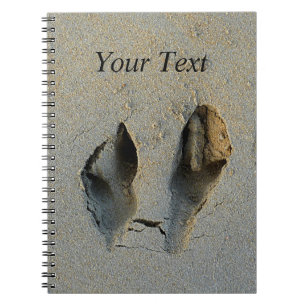 Carnet Empreintes Wallaby en sable