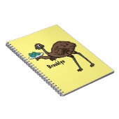 Carnet Emu avec dessin animé d'oeufs (Côté Droit)
