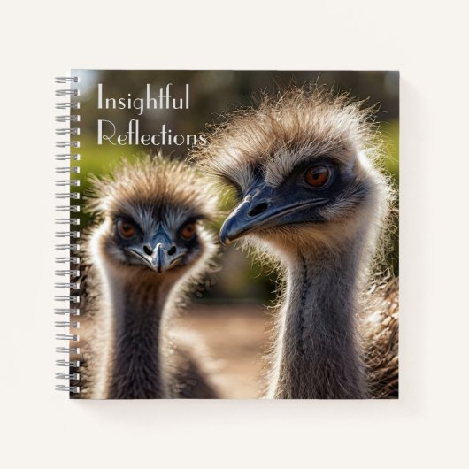 Carnet Emu Birds (Devant)