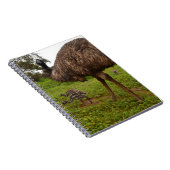Carnet Emu Daddy Avec Des Poussins, (Côté Droit)