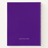 Carnet en angle droit coloré (Dos)