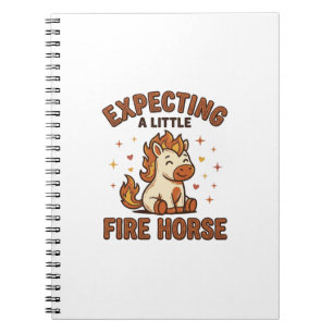 Carnet En attente d'un petit cheval de feu T-shirt bébé v