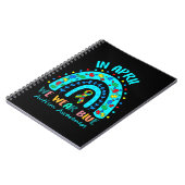 Carnet En Avril Nous Portons Bleu Sensibilisation sur l'a (Côté gauche)