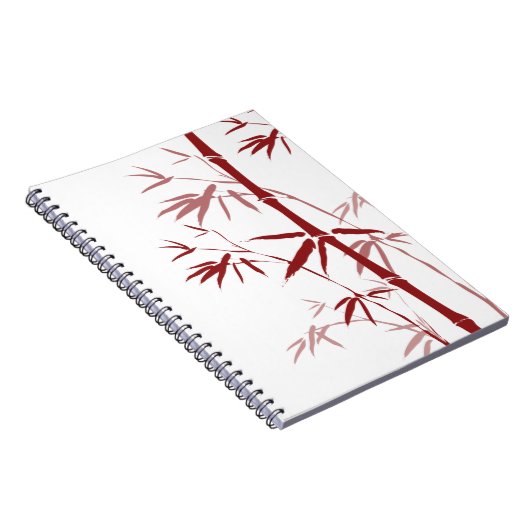 Carnet en bambou rouge (Côté Droit)