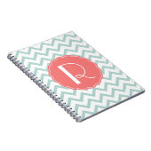 Carnet en bon état et de corail de monogramme de (Côté Droit)