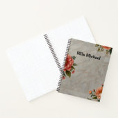 Carnet en carrelage d'élégance florale (Intérieur)