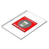 Carnet En cas d'urgence, verre de coupure (Côté gauche)