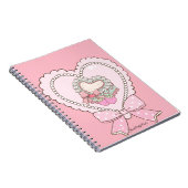 Carnet en cate rose (Côté Droit)