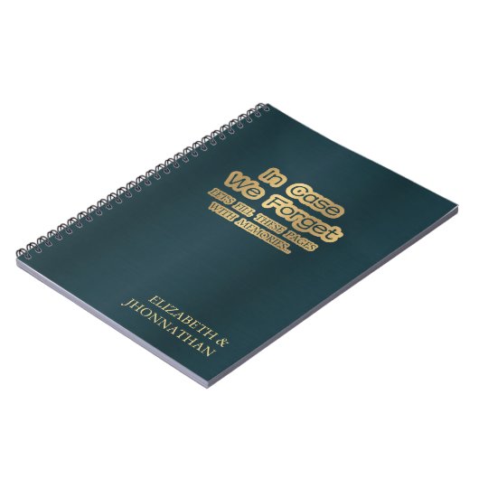Carnet En coque nous oublions keeps (Côté gauche)