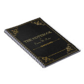 Carnet en cuir d'école de livre d'étudiant (Côté Droit)