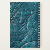 Carnet en cuir - Ocean Blue (Verso)