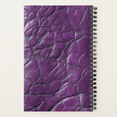 Carnet en cuir - Royal Purple (Verso)