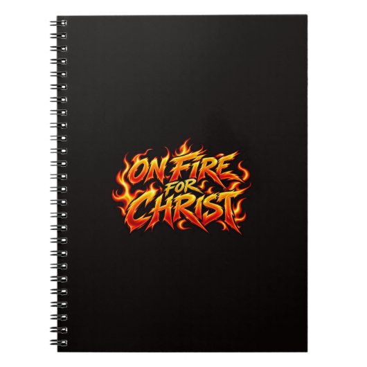 Carnet En feu pour Christ (Devant)