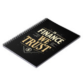 Carnet En Finance Nous Avons Confiance (Côté gauche)