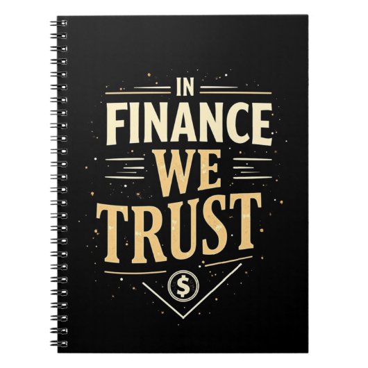 Carnet En Finance Nous Avons Confiance (Devant)