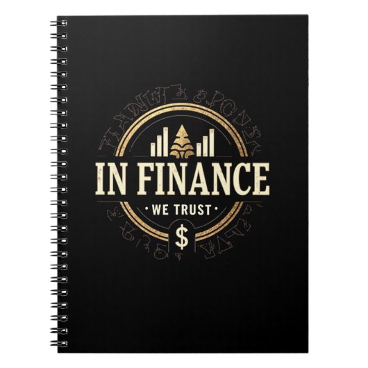 Carnet En finance, nous faisons confiance - finance class (Devant)