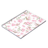 Carnet en fleurs de cerisier (Côté gauche)