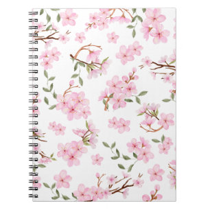 Carnet en fleurs de cerisier