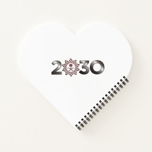 Carnet en forme de coeur (Dos)