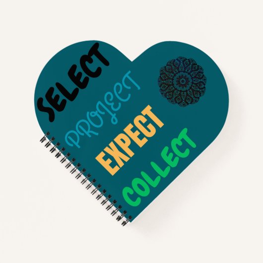 Carnet en forme de coeur (Devant)