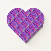 Carnet en forme de coeur d'amour (Dos)