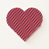 CARNET en forme de coeur du drapeau américain (Dos)