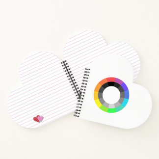 CARNET en forme de coeur spirale MOGAI