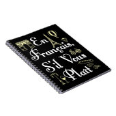 Carnet En Francais S'il vous Plait Enseignant Français (Côté Droit)