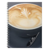 Carnet en latte de café (Devant)