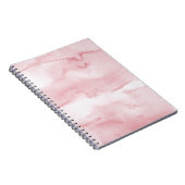 Carnet en marbre rose pastel (Côté Droit)