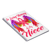 Carnet En Mémoire Amoureuse De Ma Nièce Ailes Cancer Du S (Côté Droit)