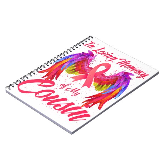 Carnet En Mémoire Amoureuse De Mon Cousin Ailes Cancer Du (Côté gauche)