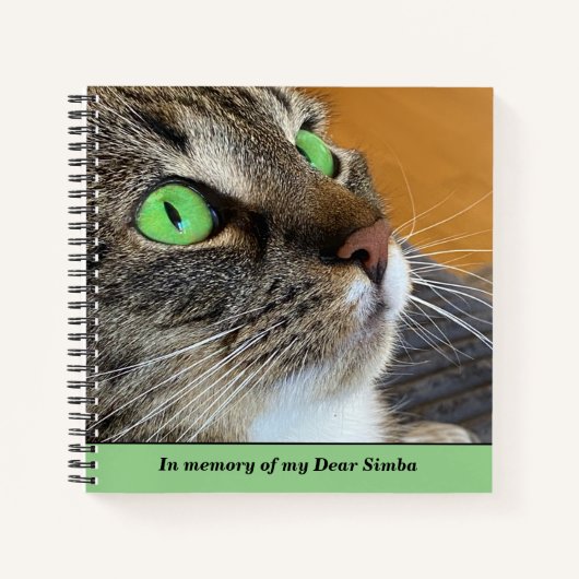 Carnet En mémoire de photo keepsaké (Devant)