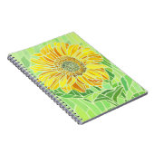 Carnet en mosaïque de tournesol (Côté Droit)