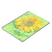Carnet en mosaïque de tournesol (Côté gauche)
