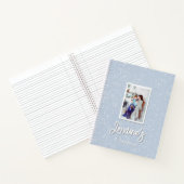 Carnet en spirale bleu Joyoux Noel (Intérieur)