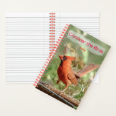 Carnet en spirale cardinale pour la journalisation (À l'intérieur)