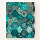 Carnet en spirale coloré en écaille (Dos)