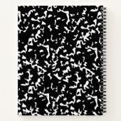 carnet en spirale de composition noire (Dos)